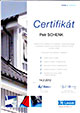 Certifikát LINDAB